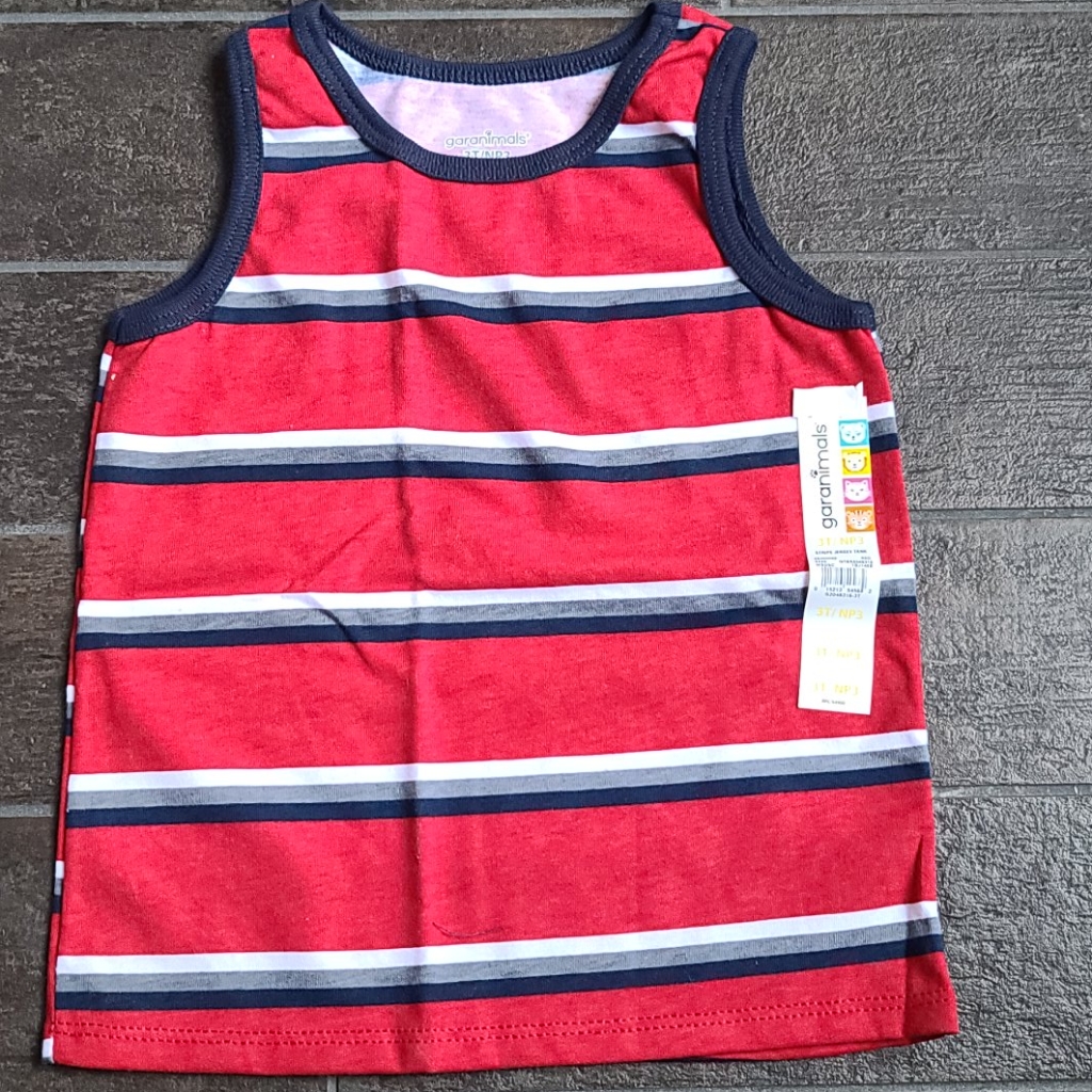 Toddler Striped Red Tank Top Garanimals